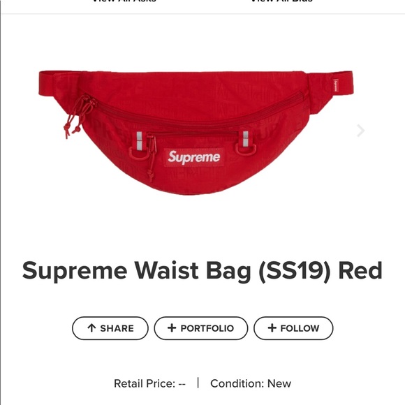Supreme waist bag(SS19) - Picture 2 of 2